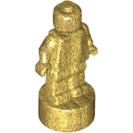 Lego minifigurka, soška, kovově zlatá (4587930, 6020676)